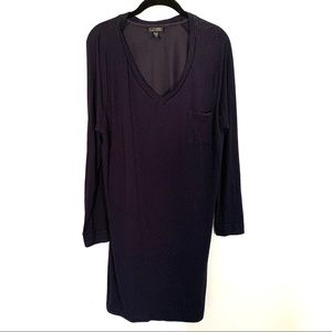 Carole Hochman Midnight Nightgown In Navy Size L